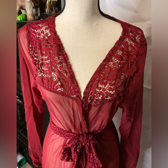 💸 Red Long kimono - Picture 10 of 13